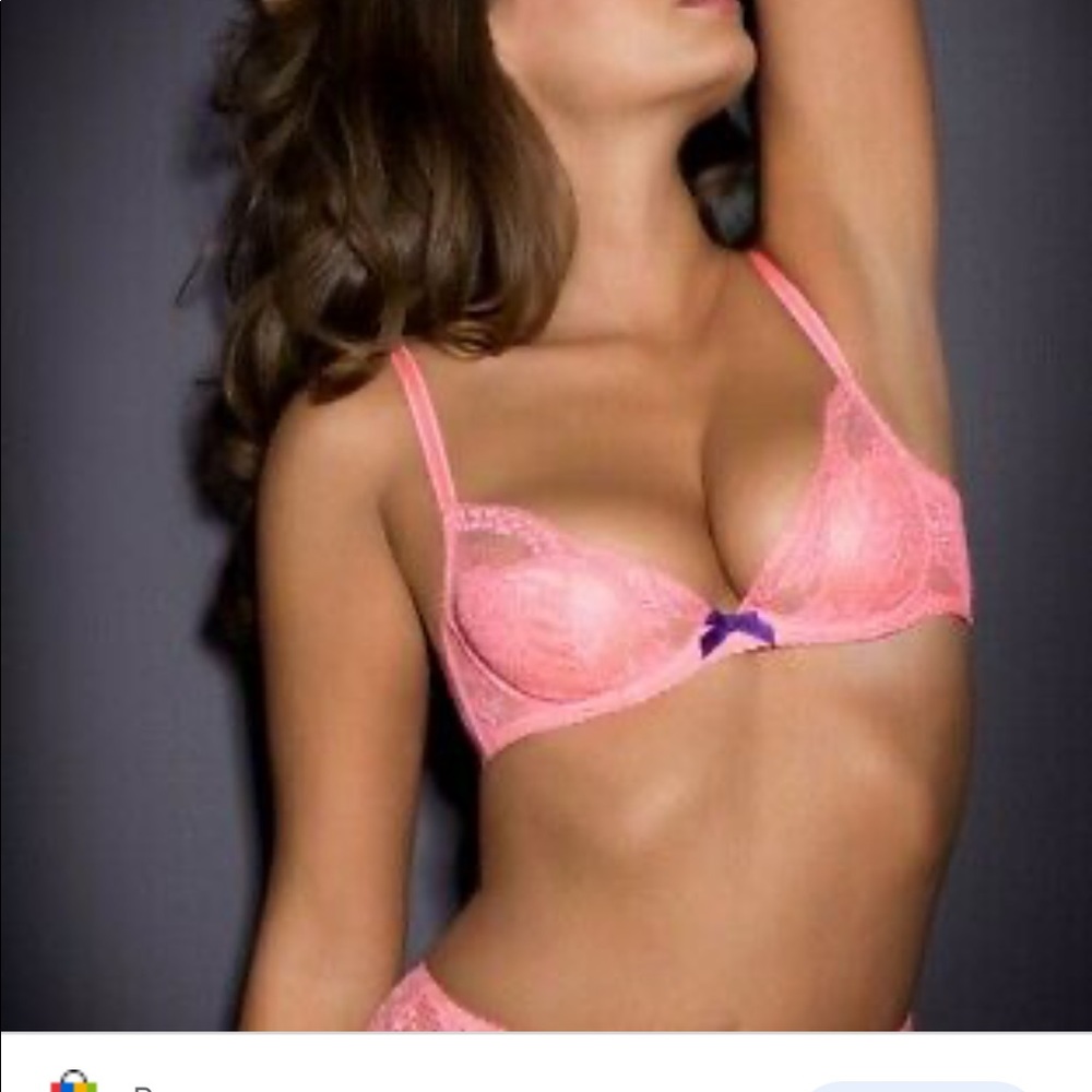 Summer Agent Provocateur 32c neon pink bra pammie
